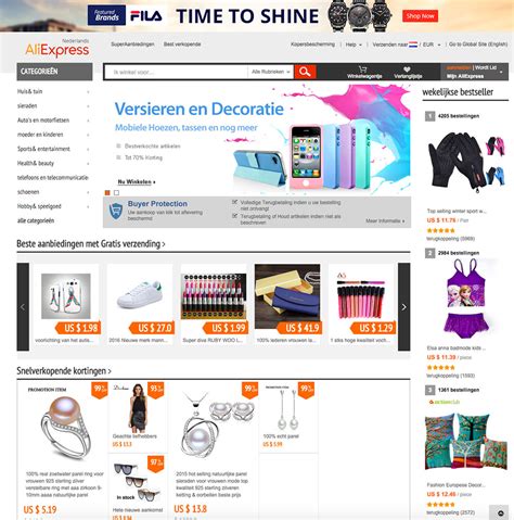 aliexpress nederlands website.